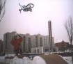 Snowjump 2002 - Vojta's bike can actually fly. (Jicin - 12/2002)